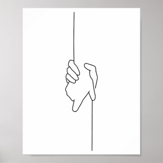 Poster Illustration de l'entraide