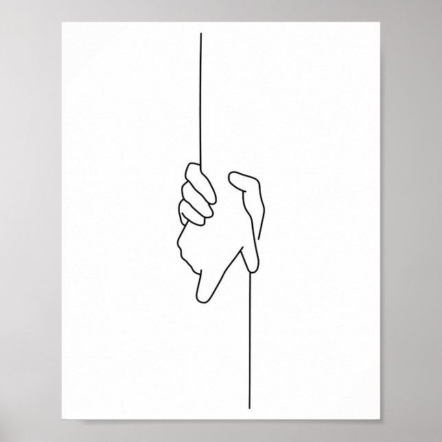 Poster Illustration de l'entraide (Devant)