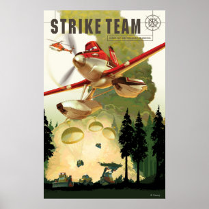 Poster Illustration de l'équipe de grève