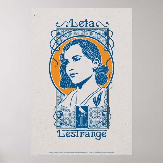 Poster Illustration de Leta Lestrange (Devant)