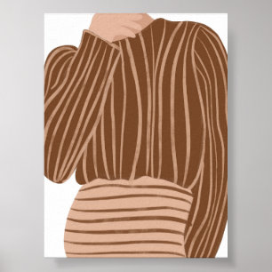 Poster Illustration de mode minimaliste