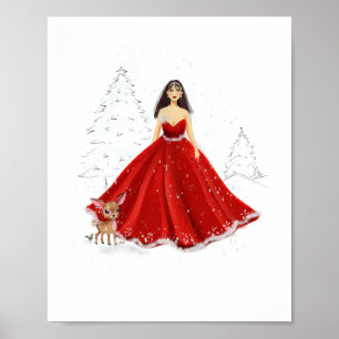 Poster Illustration de Noël