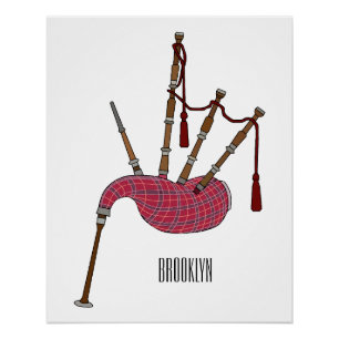 Poster Illustration de pipes