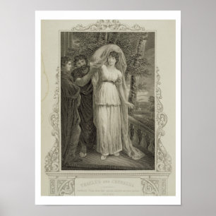 Poster Illustration de "Troilus et de Cressida", acte