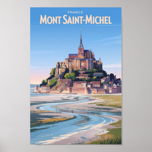 Poster Illustration de voyage de style artistique vintage