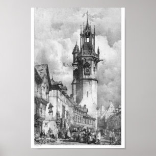 Poster Illustration du livre vintage