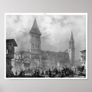 Poster Illustration du livre vintage