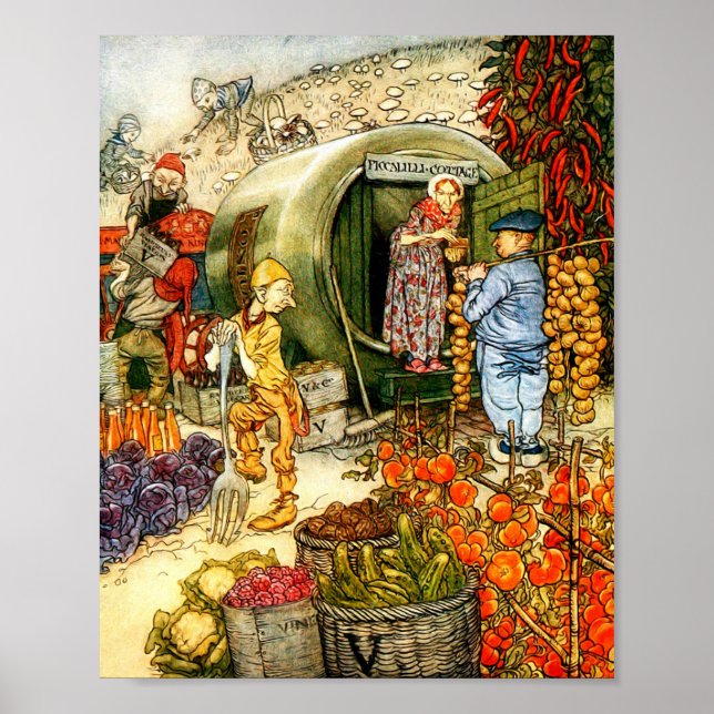 Poster Illustration du livre vintage (Devant)