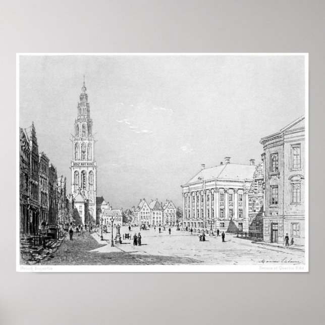 Poster Illustration du livre vintage (Devant)