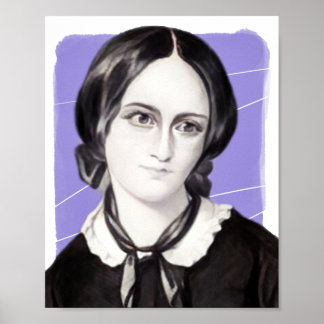 Poster Illustration du romancier anglais Emily Brontë