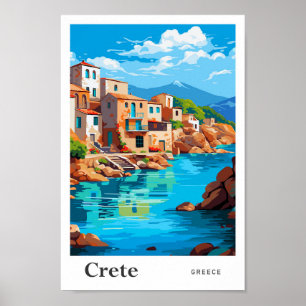 Poster Illustration du Vintage voyage artistique de la Gr