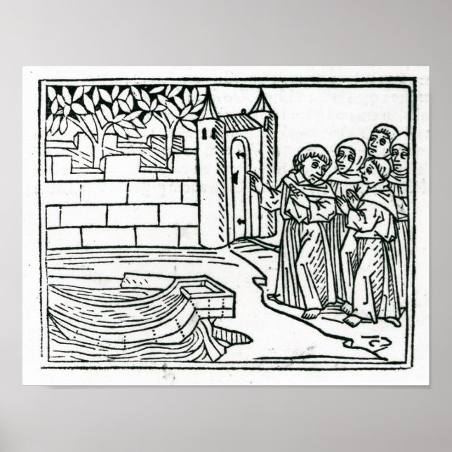 Poster Illustration du "Voyage de St. Brendan" (Devant)