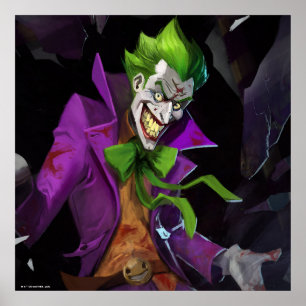Poster Illustration d'un joker en crise infinie