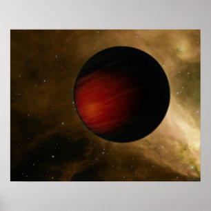 Poster Illustration d'un Jupiter chaud appelé HD 149026b
