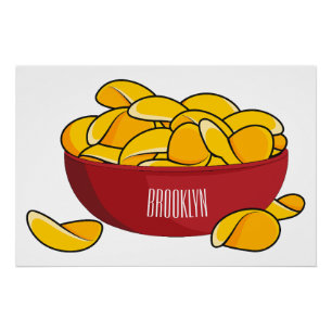 Poster Illustration d'une puce de pomme de terre