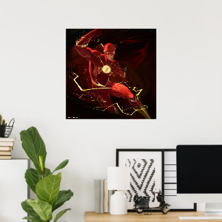 Poster Illustration flash de crise infinie