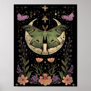 Poster Illustration gothique du ciel nocturne
