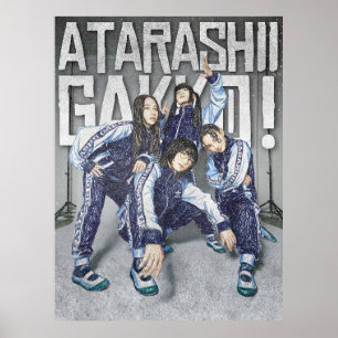 Poster Illustration inspirée d'Atarashii Gakko