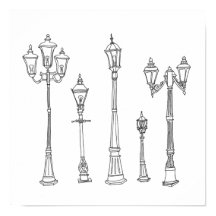 Illustration Lamppost