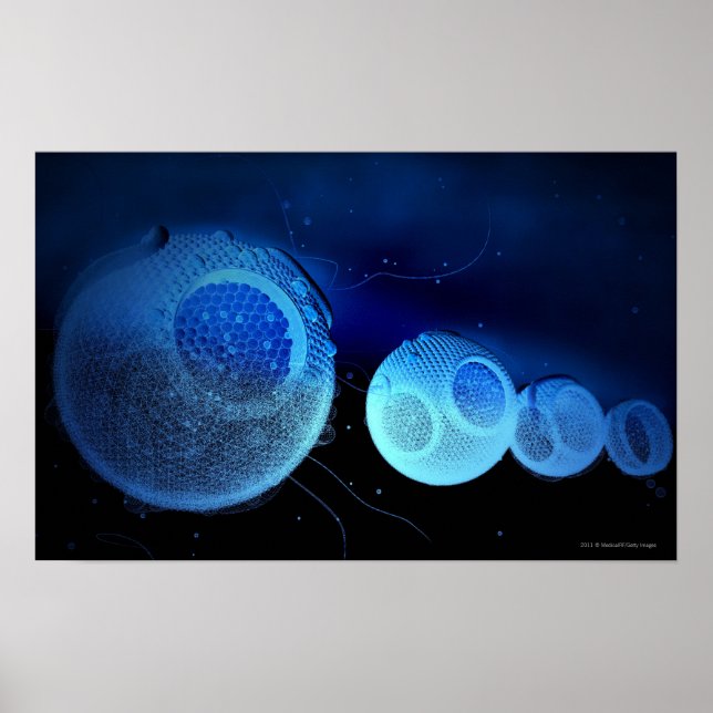 Poster Illustration luminescente de HDL (Devant)