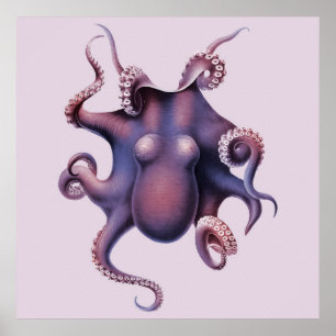 Poster Illustration Octopus