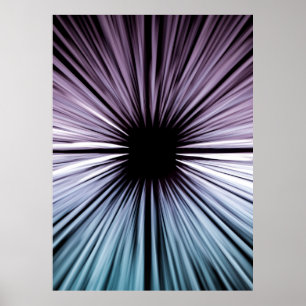 Poster Illustration optique blanche