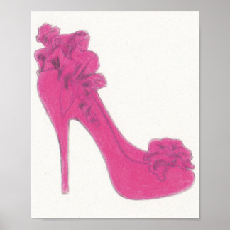 Poster Illustration originale de Christian Louboutin