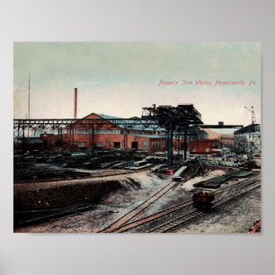 Poster Illustration Phoenixville Iron Works