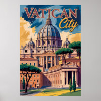 Illustration picturale de la Cité du Vatican Art d