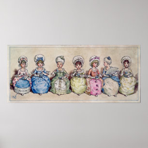 Poster Illustration pour "le jour de Valentines de St",