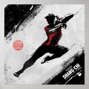 Poster Illustration Shang-Chi Kick