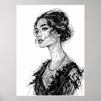 Poster Illustration Tatjana Patitz