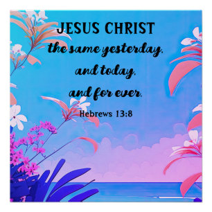 Poster Illustration tropicale Art encadré