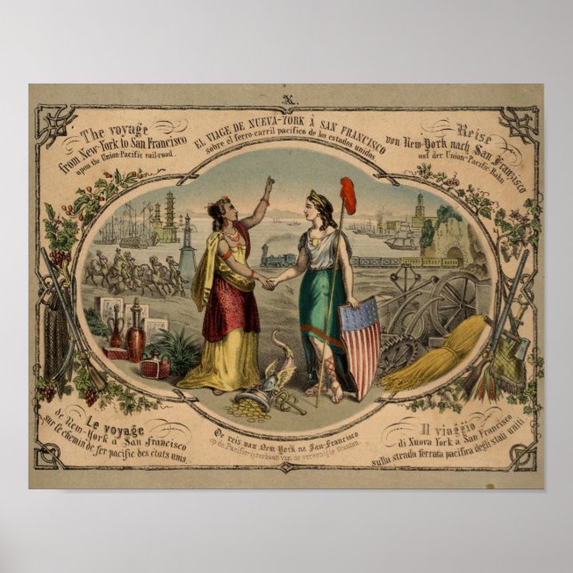 Poster Illustration vintage (Devant)