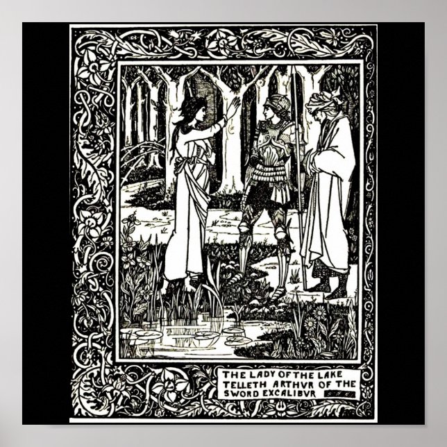 Poster Illustration Vintage-Aubrey Beardsley 13 (Devant)