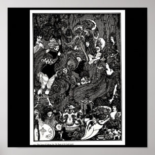 Poster Illustration Vintage-Aubrey Beardsley 30