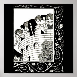Poster Illustration Vintage-Aubrey Beardsley 9