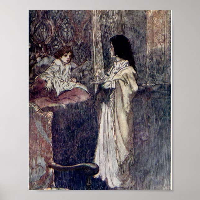 Poster Illustration vintage Le Jardin secret  (Devant)
