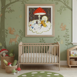 Poster Illustration vintage par Else Wenz Vietor