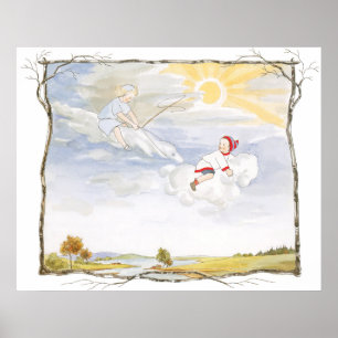 Poster Illustration vintage par Sibylle Von Olfers 