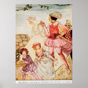 Poster Illustration vintage Rie Cramer Conte de fées de G