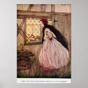 Poster Illustration vintage Rie Cramer Le conte de fées d
