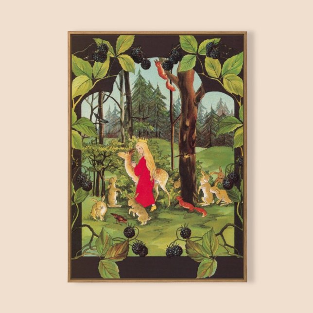 Poster Illustration vintage Sibylle von Olfers (Créateur téléchargé)