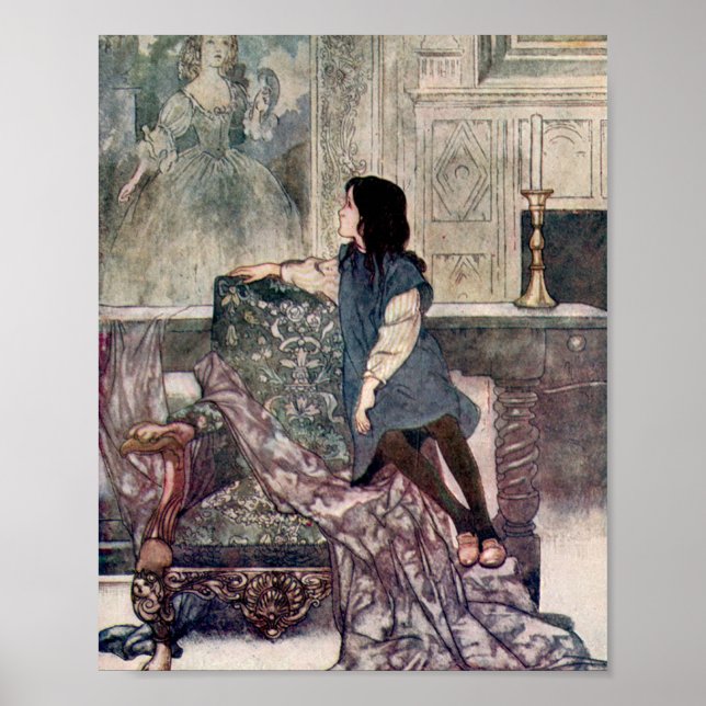 Poster Illustration vintage The Secret Garden (Devant)