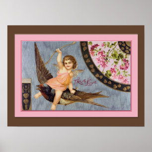 Poster Illustration vintage Valentine