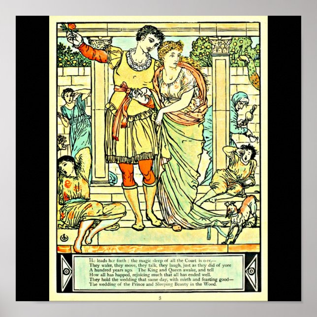 Poster Illustration Vintage-Walter Crane 28 (Devant)