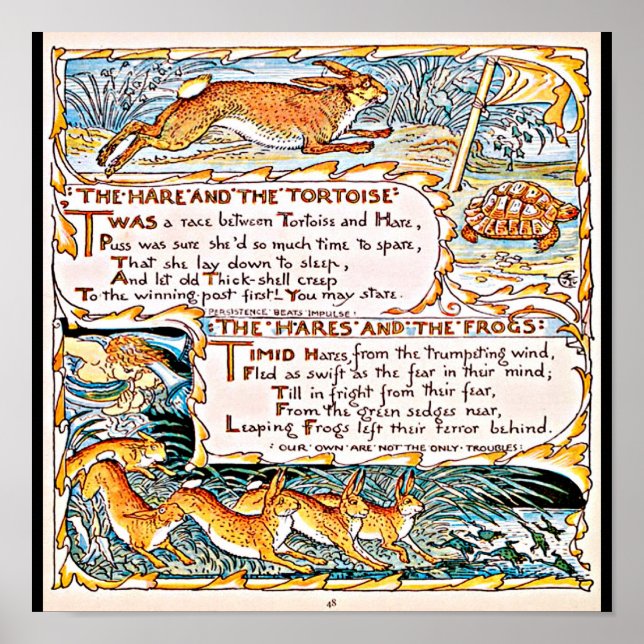 Poster Illustration Vintage-Walter Crane 51 (Devant)