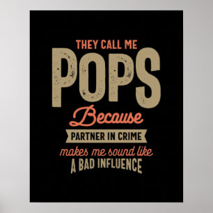 Poster Ils M'Appelent Des Pops Parce Qu'Ils Sont Partis D