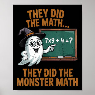 Poster Ils ont fait un costume d'Halloween de professeur
