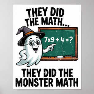 Poster Ils ont fait un costume d'Halloween de professeur